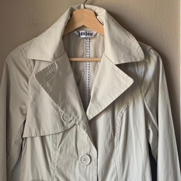 JOUJOU Khaki Trench Coat - Picture 1 of 9